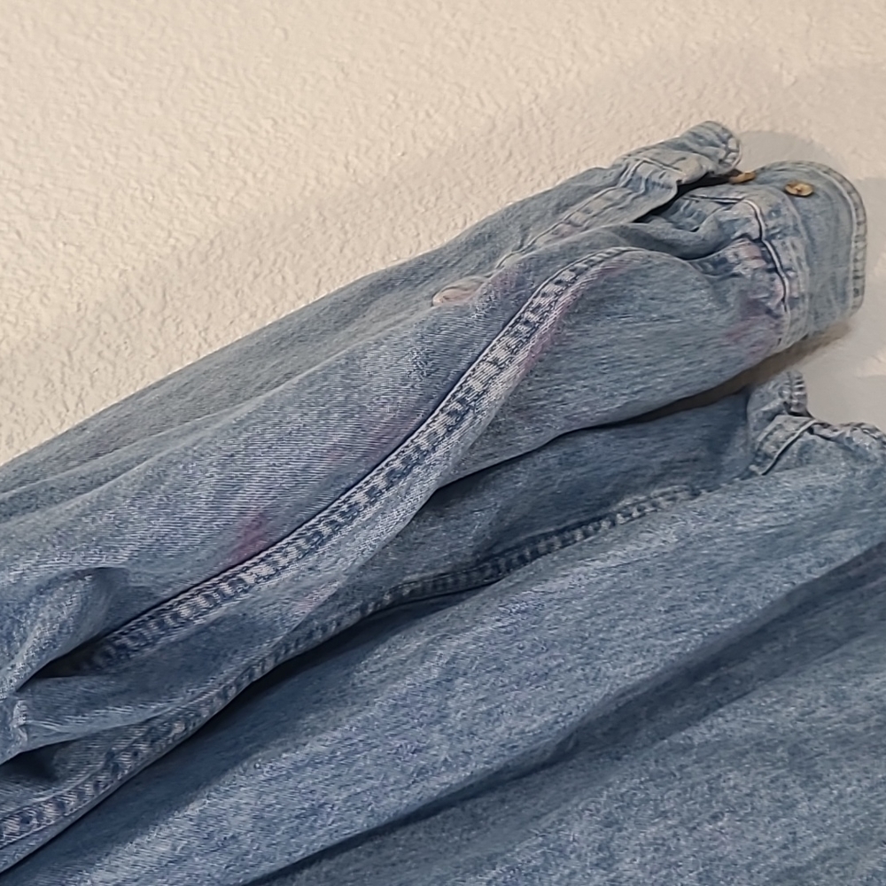Vintage GAP denim shirt oversized distressed XXL - Picture 13 of 13